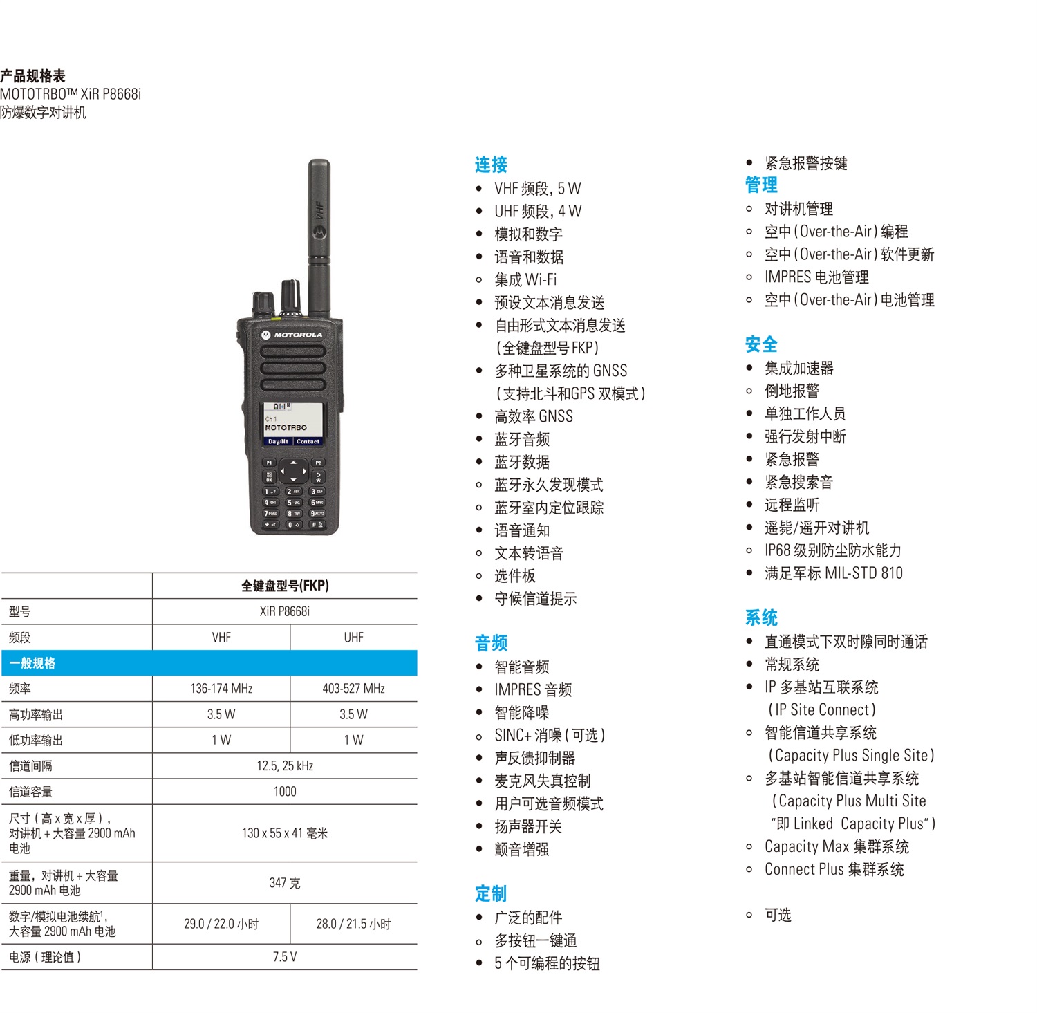 XiR-P8668i-防爆数字对讲机-2