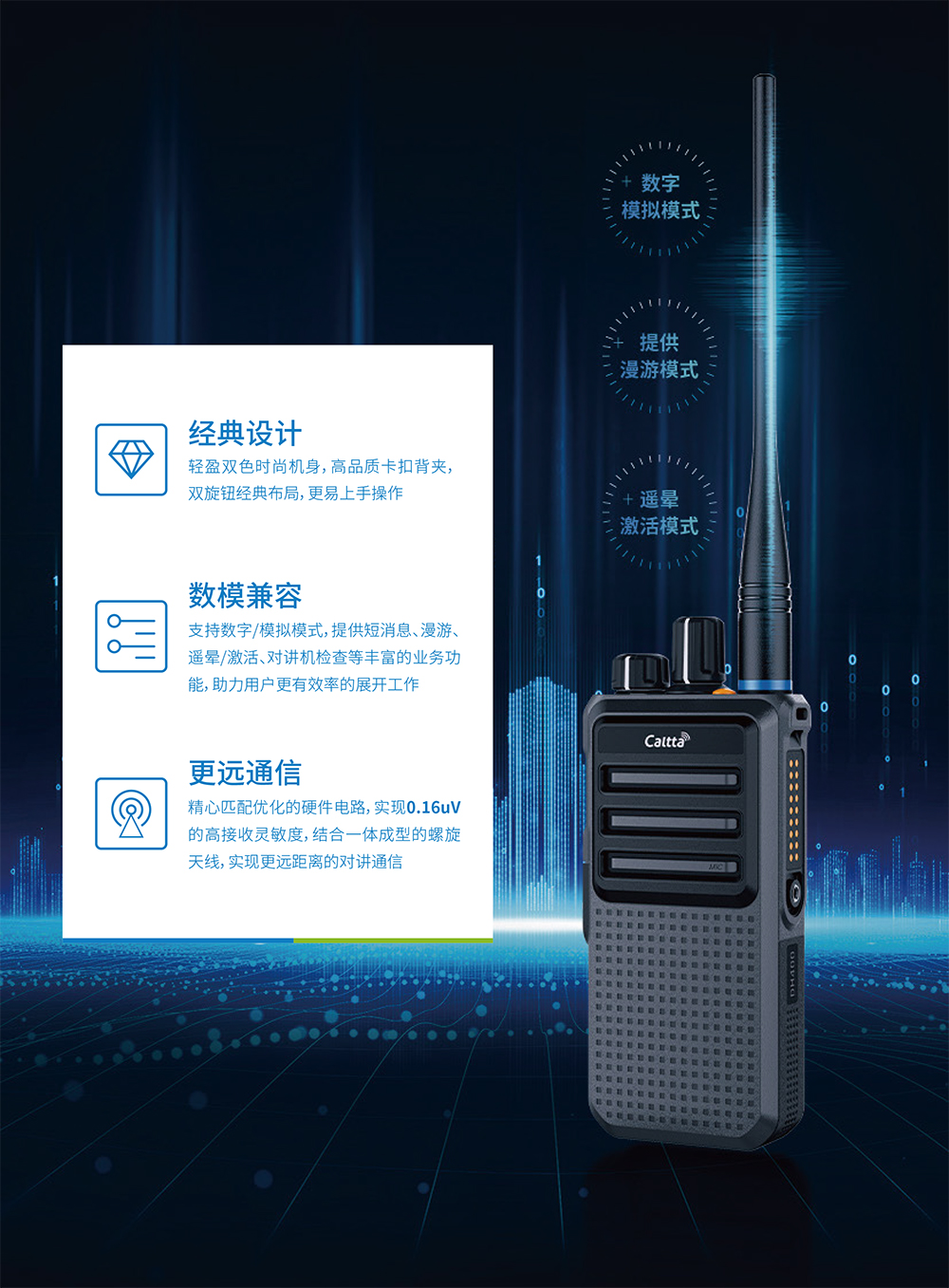 DH400商业数字对讲机-2